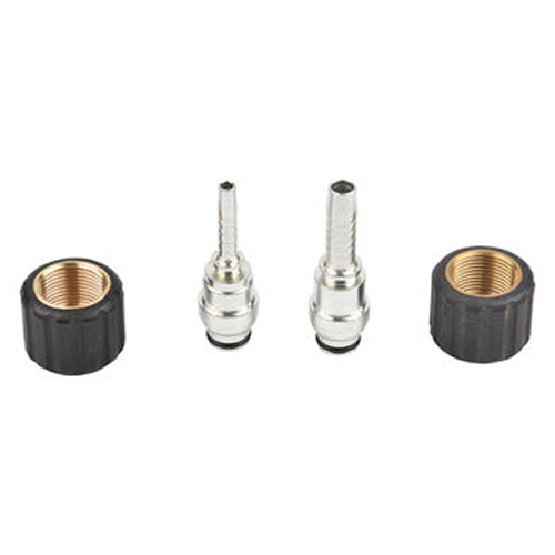 Double Connection, Metric Water wash, One-piece fittings